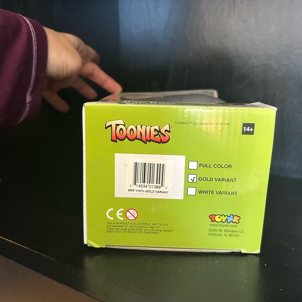 Toonies Bob Ross Vinyl Figure, San Diego Comic Con 2018 Exclusive, Gold Variant - Picture 6 of 6